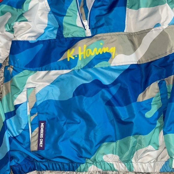 Keith Haring Members only windbreaker - Picture 2 of 6